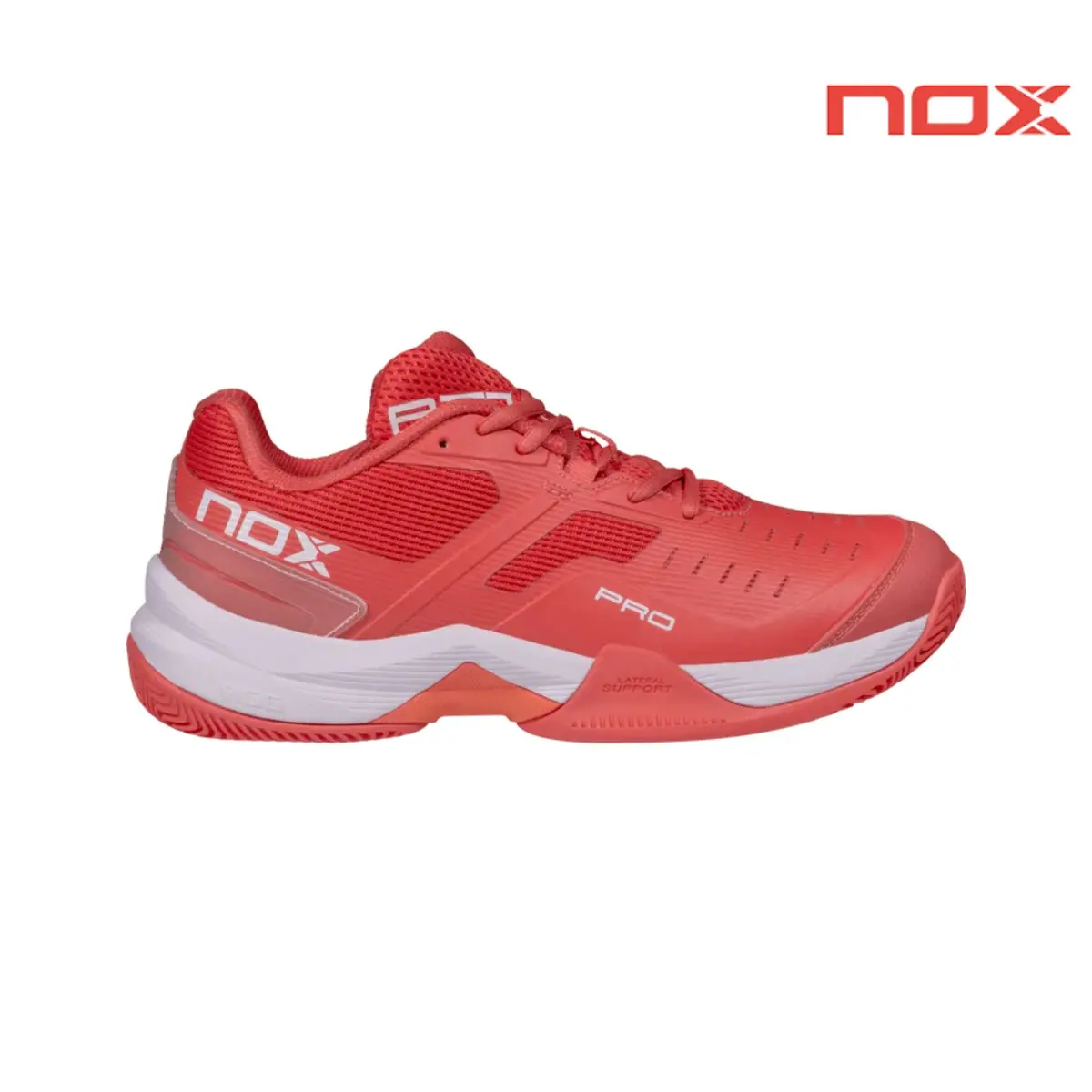 Nox At10 Pro Sea Coral/White | Padel Shoes 1
