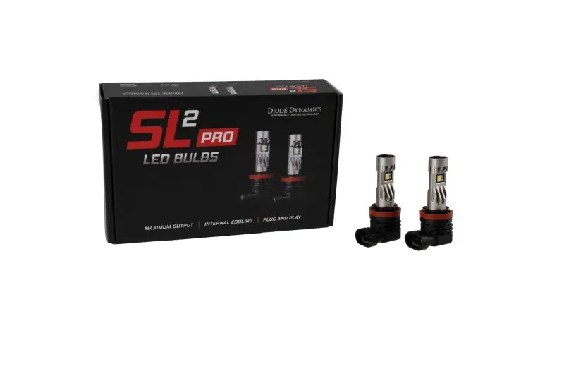 Diode Dynamics H11/H8/H9 White Sl2 Pro Led Bulbs (Pair) 1