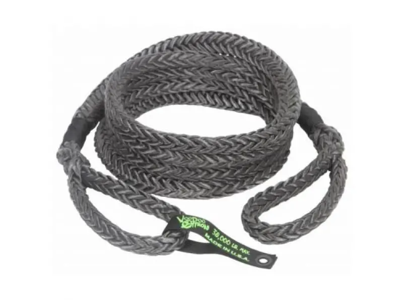 Voodoo Offroad 7/8In X 30 Ft Synthetic Recovery Rope With Bag - Black 1