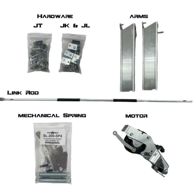 Rock Slide Rebuild Kit For Gen2 Step Sliders - Jt 4 Door Driver Side 1