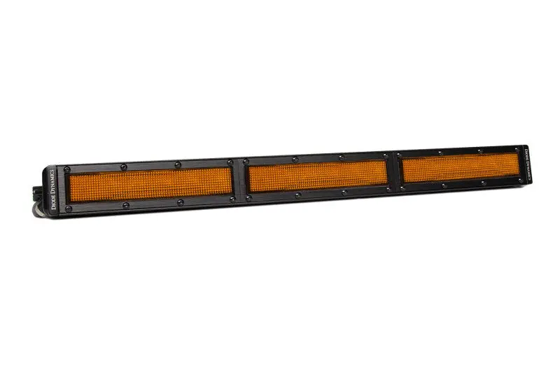 Diode Dynamics 18 In Led Light Bar Single Row Straight - Amber Flood Each Stage Series 1