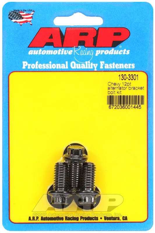 Arp Chevy 12Pt Alternator Bracket Bolt Kit 1