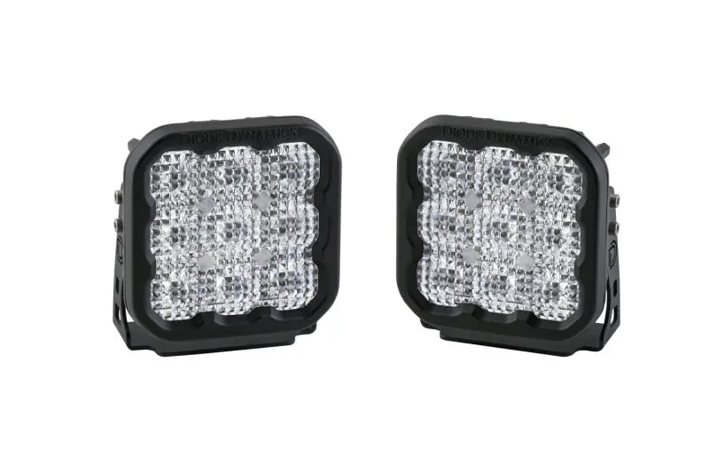 Diode Dynamics Ss5 Led Pod Pro - White Flood (Pair) 1