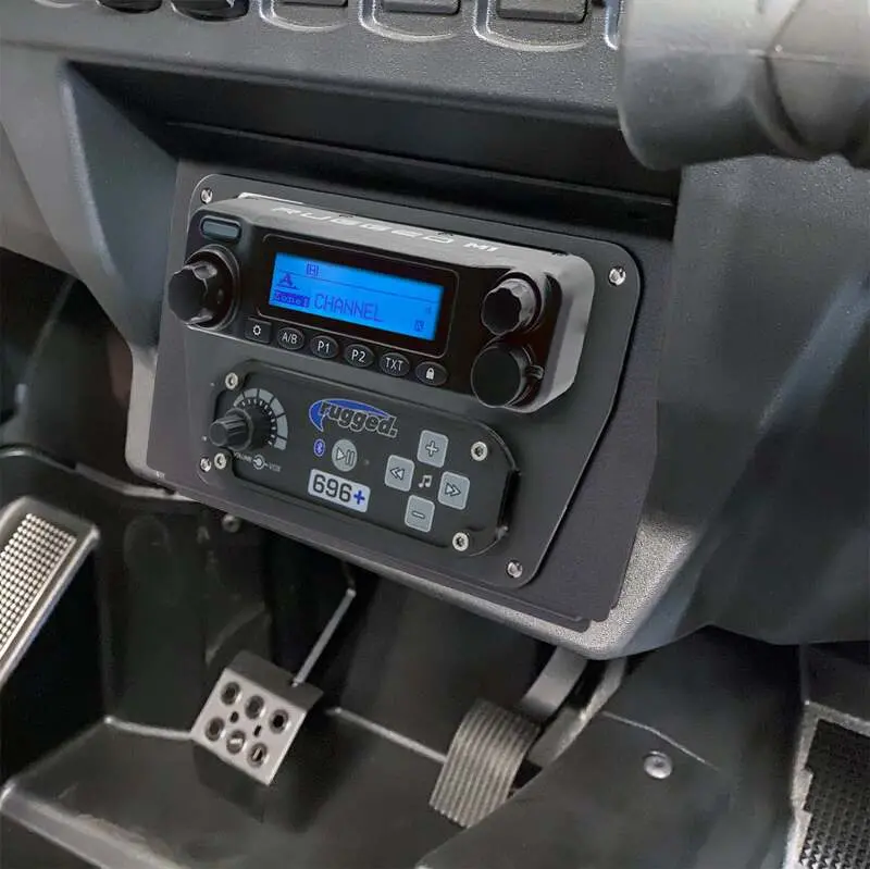 Rugged Radios Polaris Xp1 Mount Kit - M1 / G1 / Rm60 / Gmr45 - M1/G1/Rm45/Rm60/Gmr45 W/Switch Holes 1