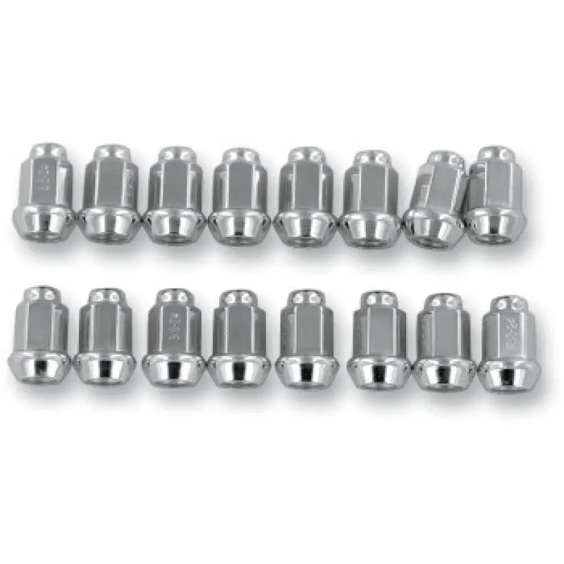 Raceline Conical Lug Nuts - 10Mm X 1.25 - 16 Pack - Chrome 1