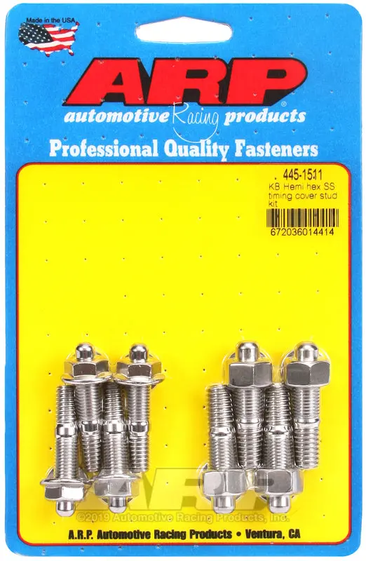 Arp Kb Hemi Ss Hex Timing Cover Stud Kit 1