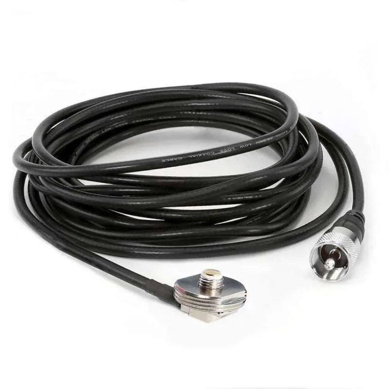 Rugged Radios 13 Ft Antenna Coax Cable With 3/8 Nmo Mount 1