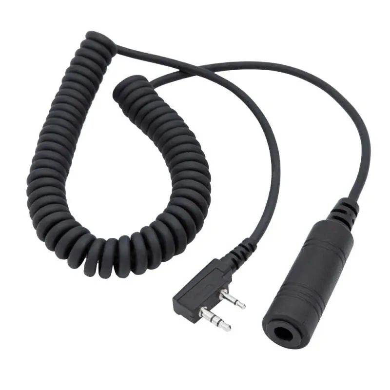 Rugged Radios Offroad Headset / Helmet Coil Cord Cable For Rugged Radios And Kenwood Radios 1