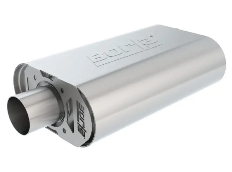 Borla Cratemuffler Stock Sbc 283/327/350 Atak 2.5In Offset/Center 14In X 4.35In X 9In Oval Muffler 1