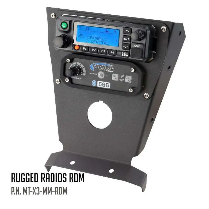 Rugged Radios Can-Am X3 Multi Mount Kit For Rugged Utv Intercoms And Radios Rugged Rdm 1