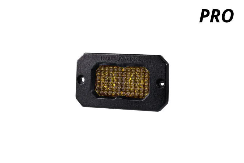 Diode Dynamics Stage Series 2 In Led Pod Pro - Yellow Flood Flush Abl Each 2