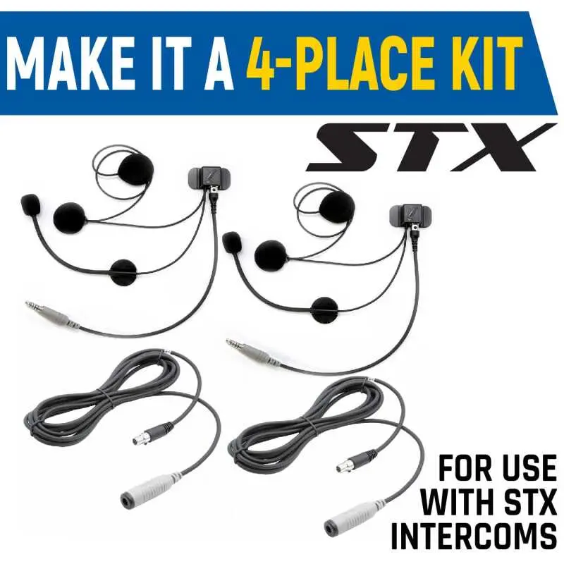 Rugged Radios Rear Seat Expansion Kit W/ Helmet Kits Or Headsets /Alphabass Headset - Over The Head 1