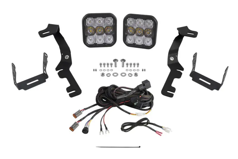 Diode Dynamics Stage Series Ditch Light Kit For 2019-Present Ram Ss5 Sport - White Combo 1