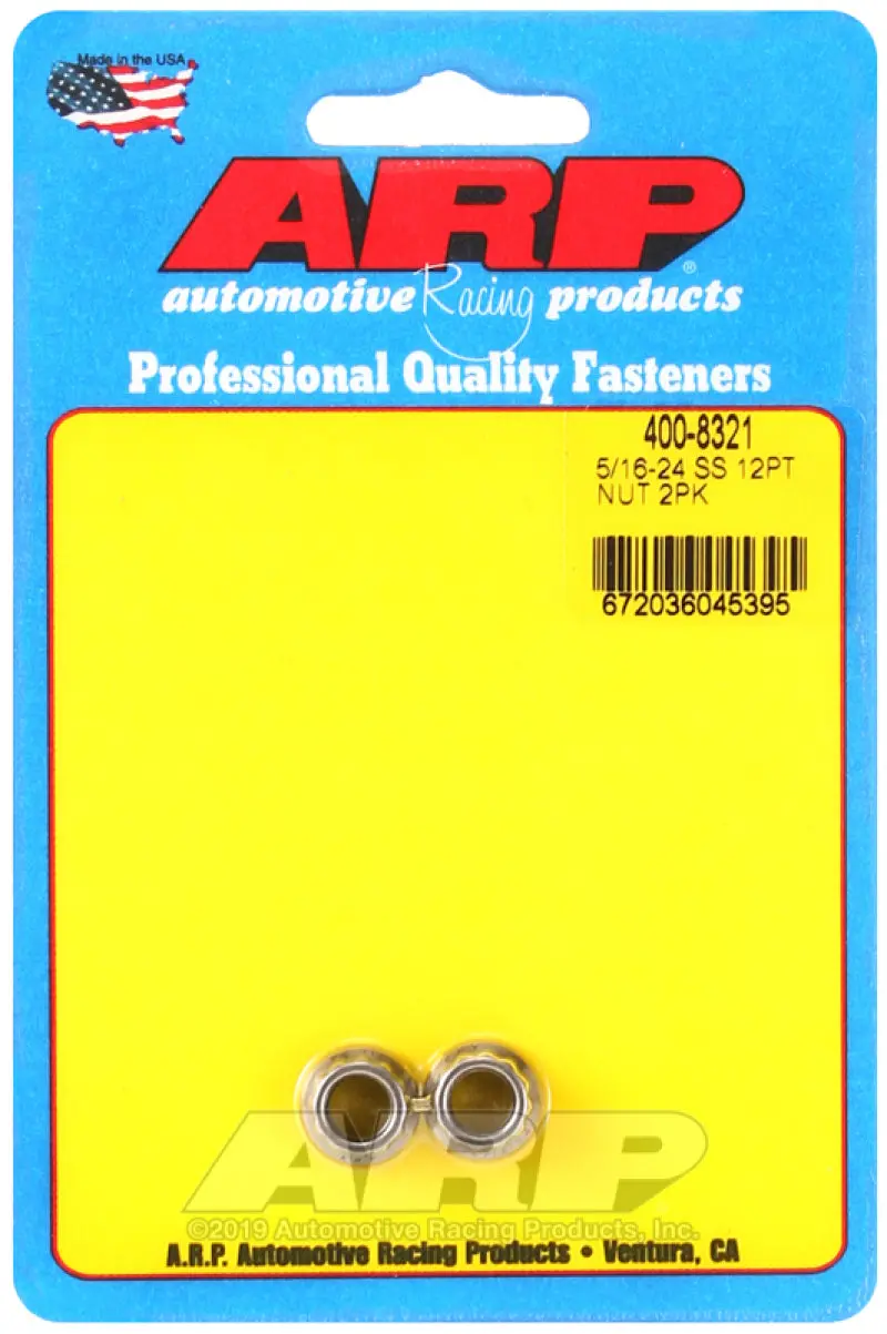 Arp 5/16 X 24 Ss 12Pt Nut Kit 1
