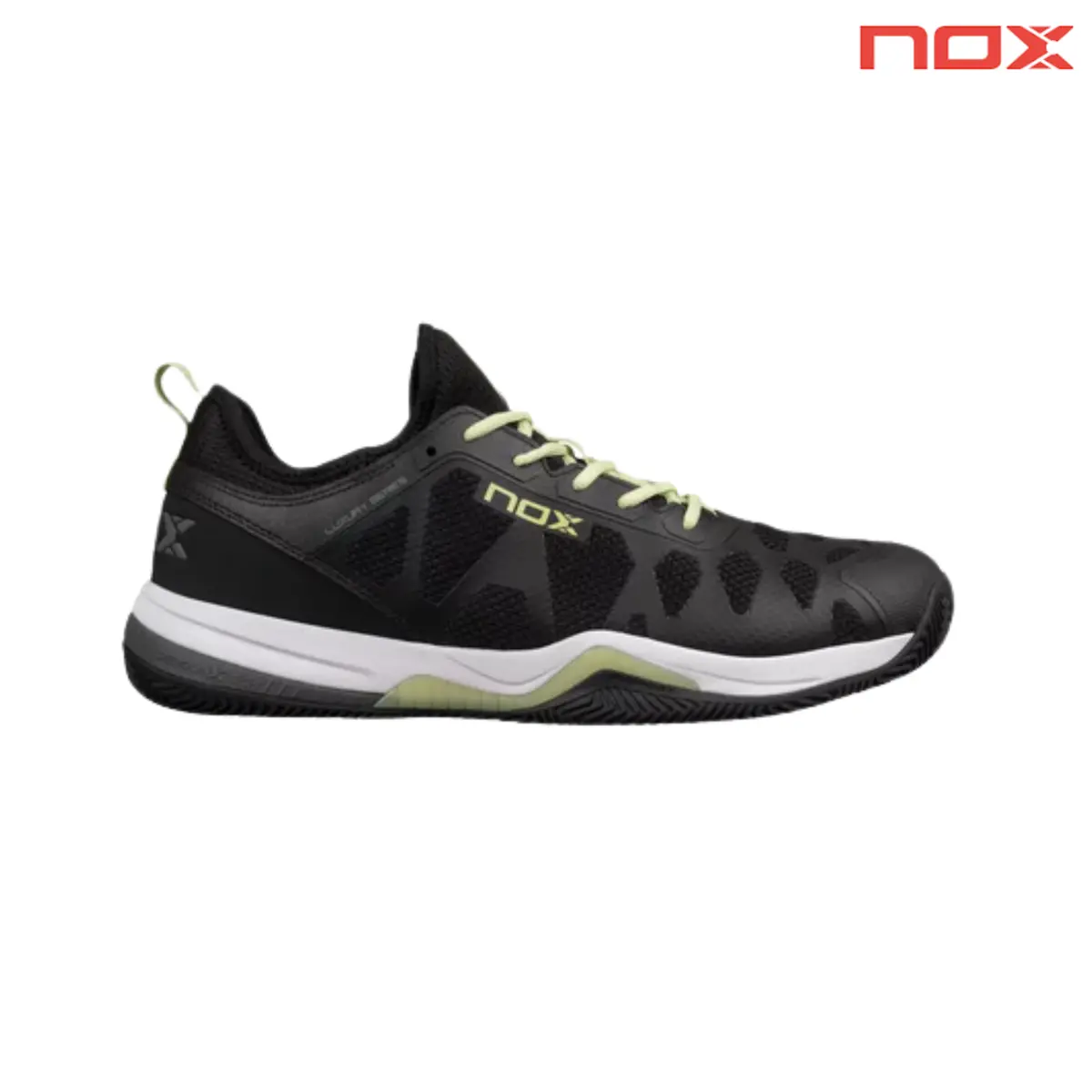 Nox Nerbo Black/Soft Lime | Padel Shoes 1