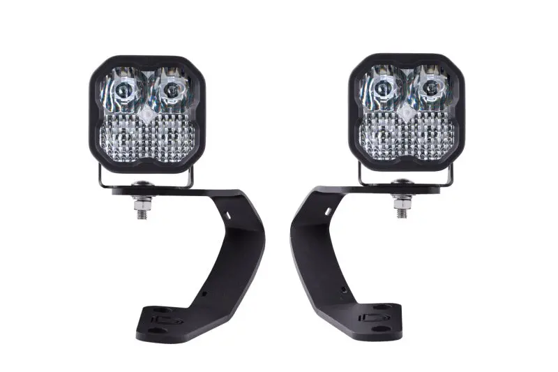 Diode Dynamics 10-21 Toyota 4Runner Ss3 Led Ditch Light Kit Sport - White Combo 1