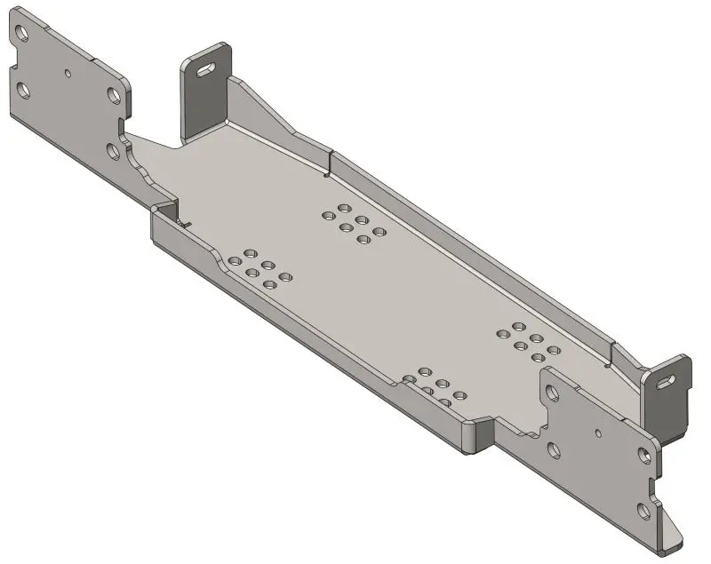 Artec Industries 18-25 Jeep Wrangler Jl Jt Jl Steel Bumper Winch Plate V3 1