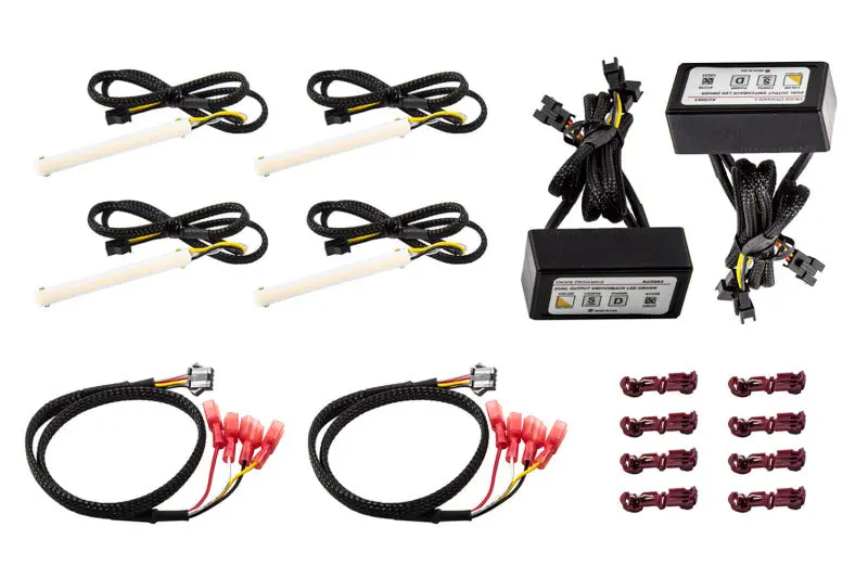 Diode Dynamics Led Strip Lights High Density Sf Switchback Quad 3 In Kit 1