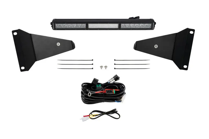 Diode Dynamics Stealth Bumper Light Bar Kit For 2019-Present Ram - White Combo 1