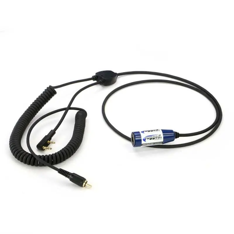 Rugged Radios Moto Max Complete Motorcycle Comm Kit With Heavy-Duty Offroad Cables Without Radio 1