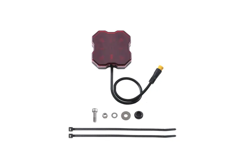 Diode Dynamics Stage Series Single Color Led Rock Light - Red M8 (One) 1