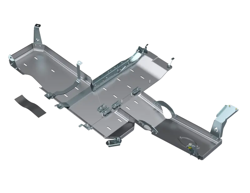 Artec Industries 2018-2020 Jeep Wrangler Jl Sahara Jl Full Bellypan W/ Oil Door - 2 Door 3.6L Alum 1