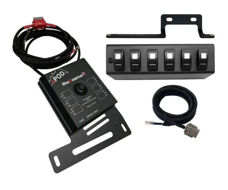 Spod 09-18 Jeep Wrangler Jk Sourcelt W/ Amber Led Switch Panel 1
