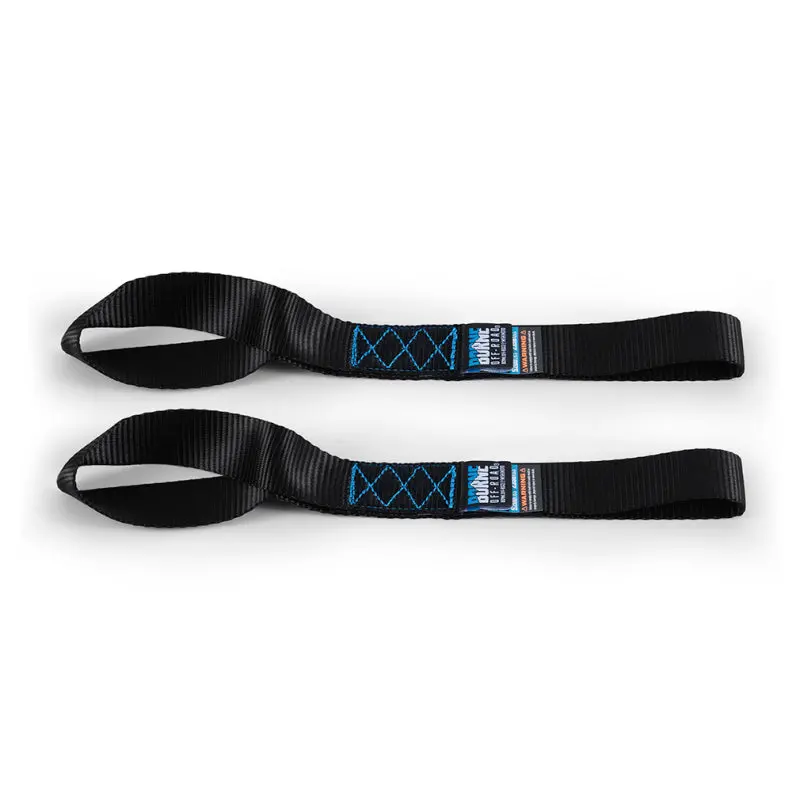 Borne Off-Road Heavy-Duty Ratchet Tie-Down Kit (2-Pack) - Black 1