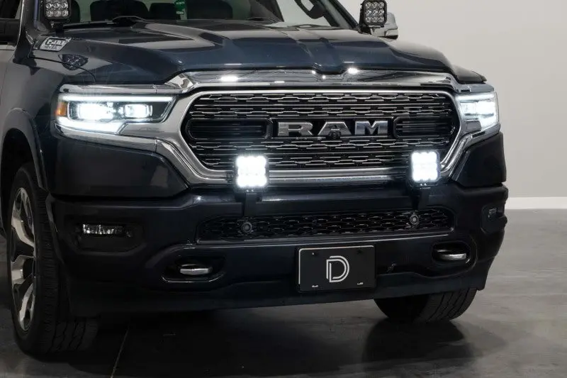 Diode Dynamics Ss5 Bumper Led Pod Light Kit For 2019-Present Ram - Sport Yellow Driving 2