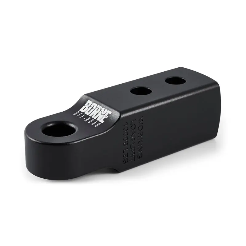 Borne Off-Road Cnc Hitch Receiver Shackle 2In Black 1