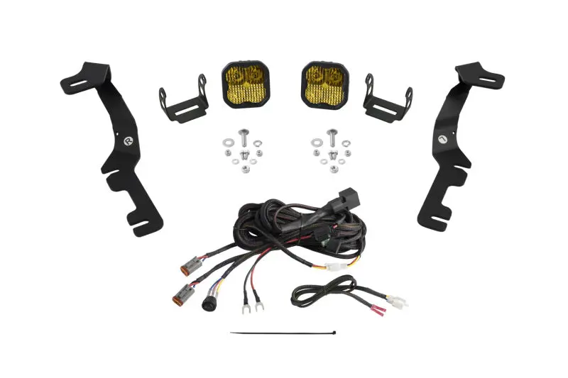 Diode Dynamics Stage Series Ditch Light Kit For 2019-Present Ram Ss3 - Yellow Pro Combo 1