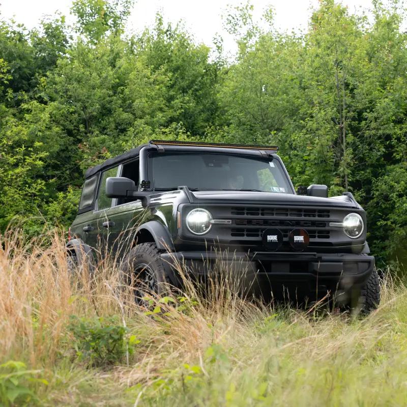 Borne Off-Road 7In Round Light Cover Amber 1