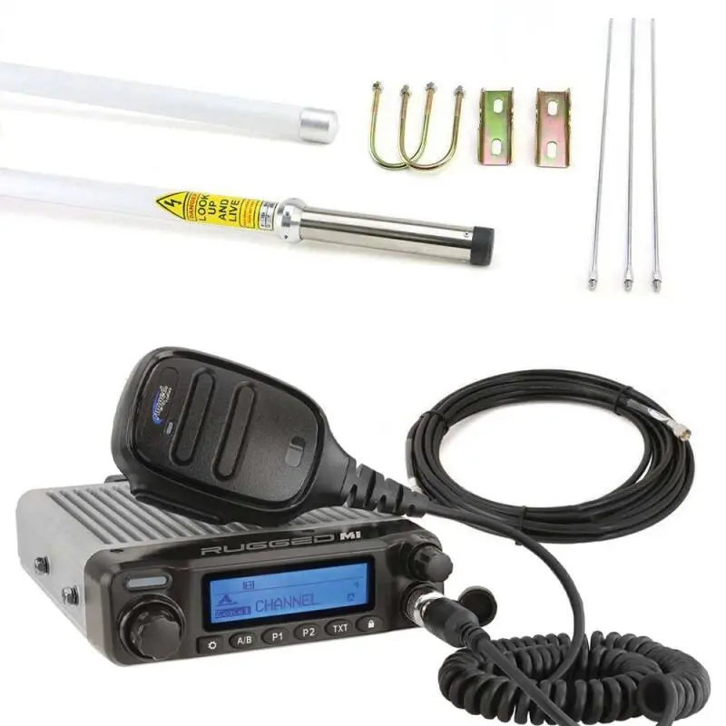 Rugged Radios Base Camp - Digital M1 Mobile Radio With Fiberglass Antenna Kit 1