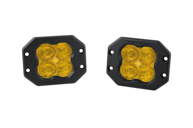 Diode Dynamics Ss3 Sport Abl - Yellow Sae Fog Flush (Pair) 1