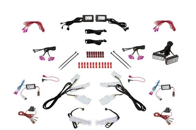Diode Dynamics 17-20 Chevrolet Camaro Zl1 Rgbwa Upper & Lower Drl Boards 1