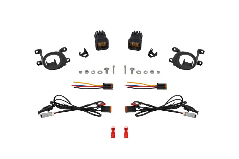 Diode Dynamics 23-24 Toyota Gr Corolla Ssc1 Led Fog Light Kit - Yellow Sae Fog 1
