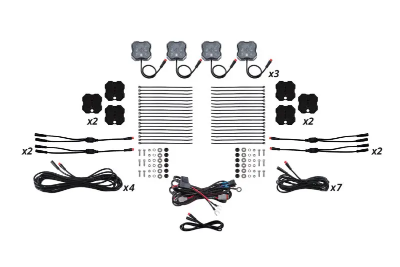 Diode Dynamics Rgbw Rock Light Installer Magnet Mount Kit (12-Pack) 1