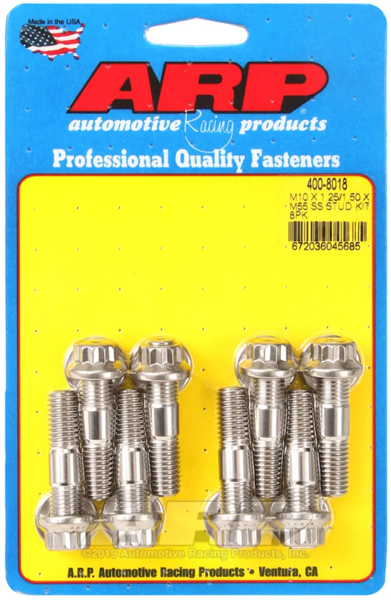 Arp M10 X 1.25/1.50 X 48Mm Broached Stud Kit 1