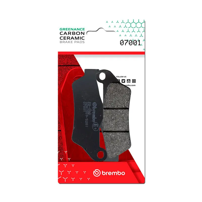 Brembo Oe Aprilia Srv/Gilera Gp/Suzuki Uh/Yamaha Versity/Yamaha Yp Carbon Ceramic Brake Pad - Front 1