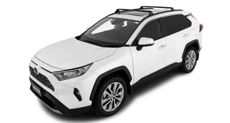 Rhino-Rack Vortex Rvp Roof Rack – Two-Bar System For 2019–2022 Toyota Rav4 Xa50 (Flush Rail Models), Black Finish 1