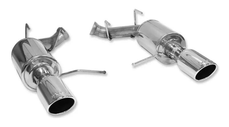 Roush Dual Axle-Back Exhaust System – Enhanced Sound Tuning For 2011–2014 Ford Mustang V8, Round Tips 1