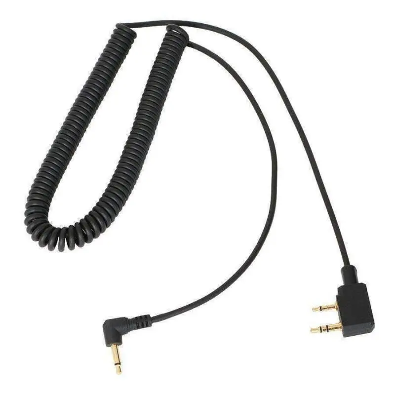 Rugged Radios Rugged And Kenwood Radio - Spotter Headset Listen Only Coil Cord 1