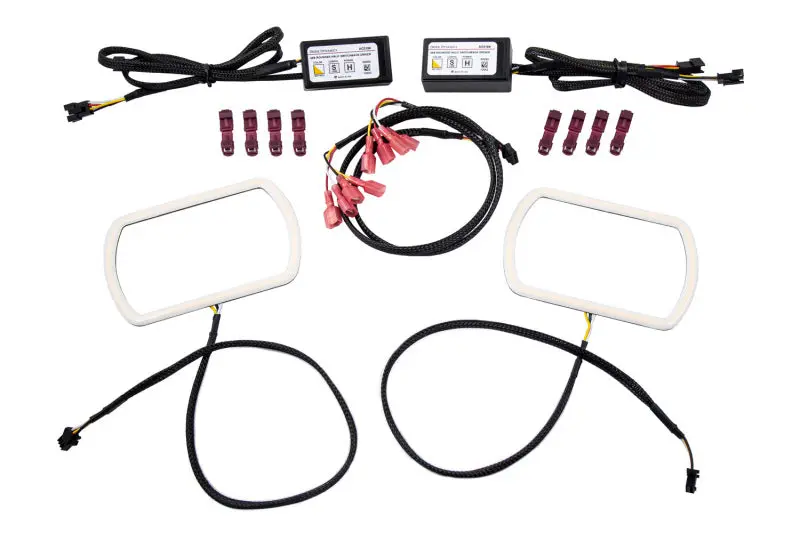 Diode Dynamics Switchback Rounded Rectangle Halos 1