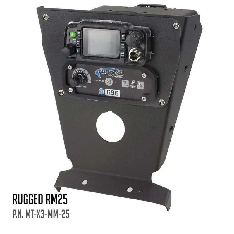 Rugged Radios Can-Am X3 Multi Mount Kit For Rugged Utv Intercoms And Radios Icom F5021 1