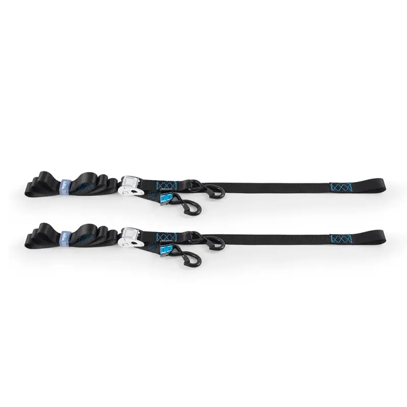 Borne Off-Road Cam Buckle Tie-Down Kit (2-Pack) Black 1