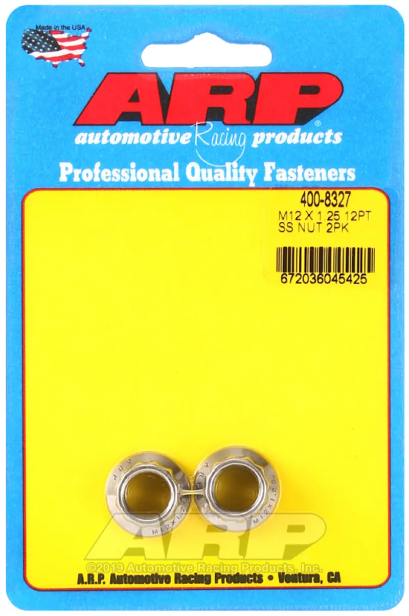 Arp M12 X 1.25 M14 Wr 12Pt Nut Kit - 2 Pack 1