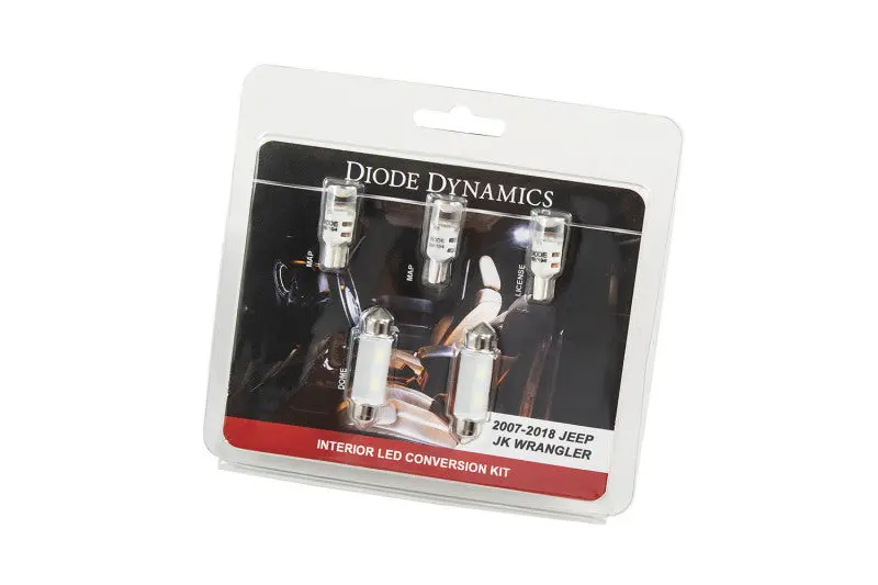 Diode Dynamics Wrangler Jk 4Dr Interior Kit Stage 1 - Cool - White 1