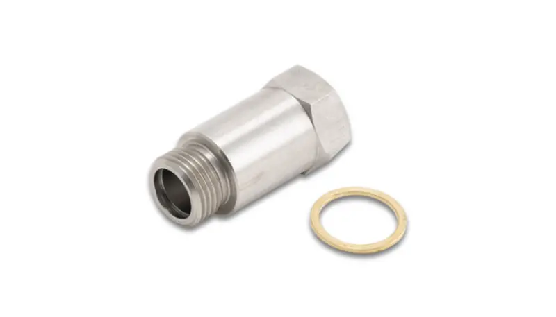 Vibrant Precision O2 Sensor Fitting Kit – T304 Stainless Steel Fitting With Brass Washer 1