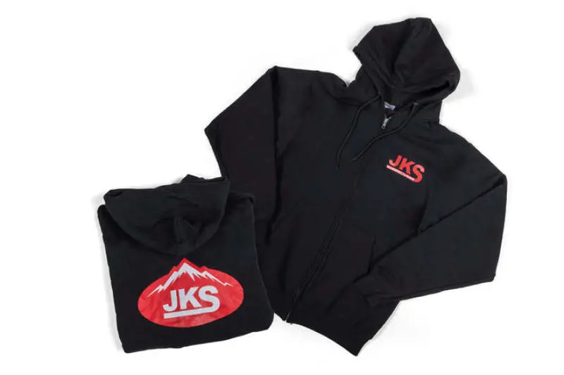 Jks Manufacturing Zippered Black Hoodie - Large 1