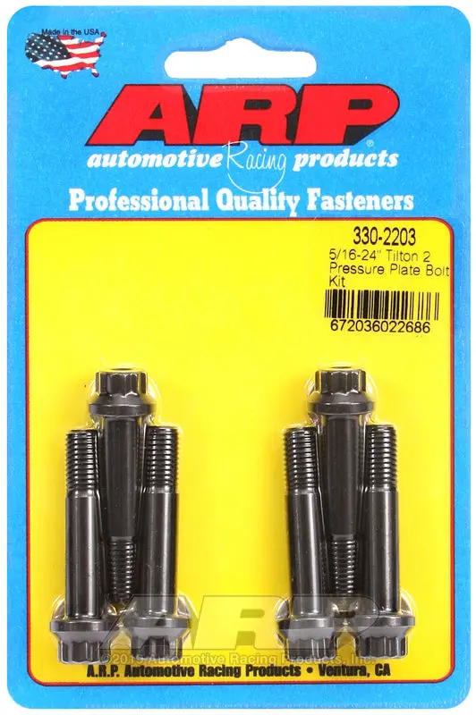 Arp Tilton 2 Plate Pressure Plate Bolt Kit 1